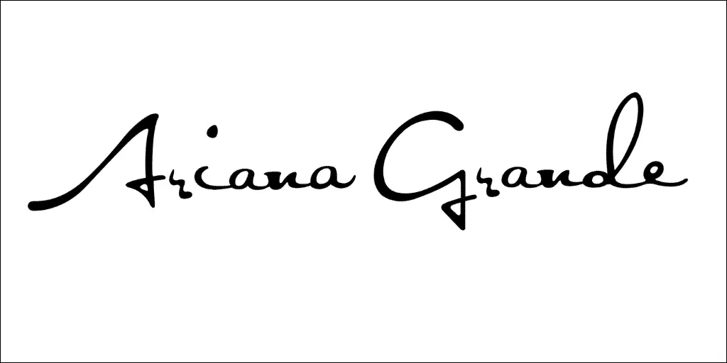 Logo de Ariana Grande